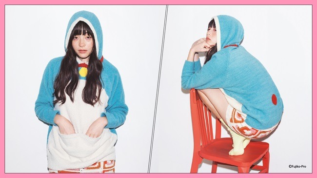 「ドラえもん もこもこニットトップス」着用イメージ