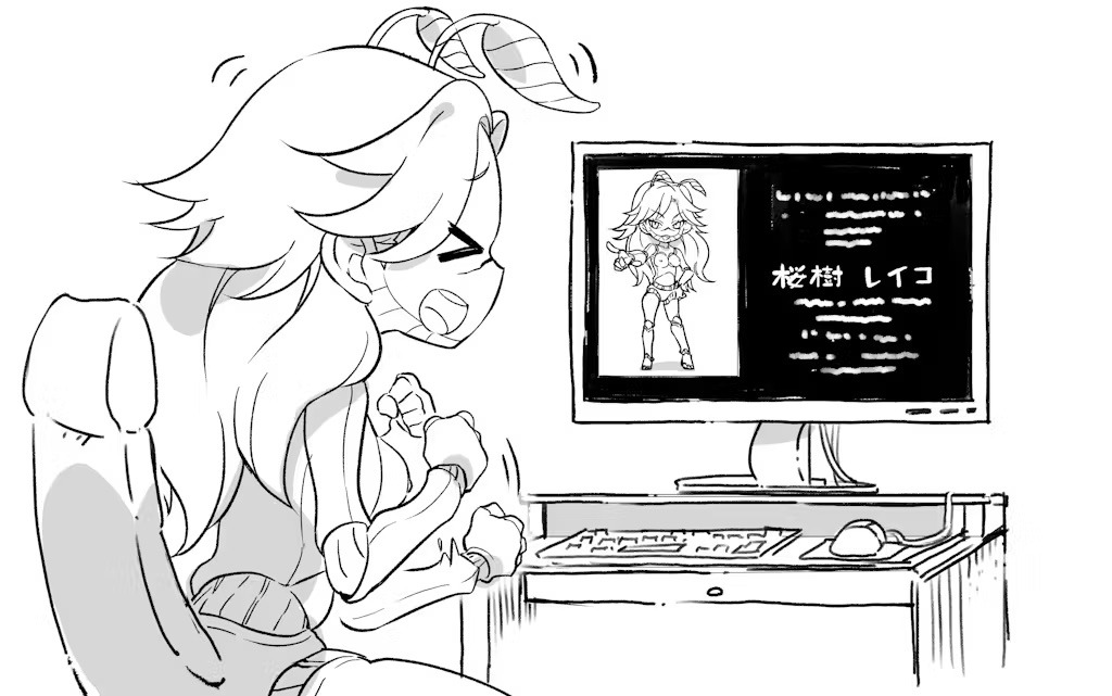 支援リターンにラインナップされている「エンドクレジットにあなたの似顔絵とお名前掲載」のイメージ。