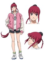 陸少糖（CV：佐倉綾音）。元マフィアで、太極拳の使い手。敵組織に追われていたところを、坂本とシンに助けられる。現在は坂本商店で働いている。明るくおおらかな性格で、花ちゃんとも仲良しだが、シンとはよく喧嘩になる。肉まん作りが得意。