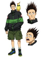 眞霜平助（CV：鈴木崚汰）。跳弾で相手を射抜く、凄腕の変則スナイパー。射撃以外の能力は低く殺し屋会社をクビになるが、坂本に腕を認められ仲間になる。鳥のピー助を相棒とし、戦闘でも息の合ったコンビネーションを見せる。単純だが、友達思い。