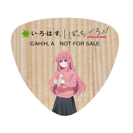 キャンペーンで当たるピック型ステッカー。