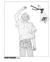 「BANANA FISH」の扉絵。