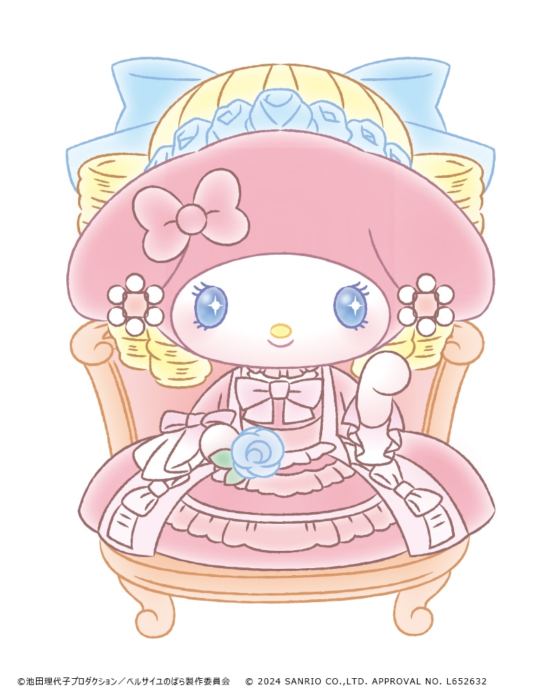 アントワネット×マイメロディのキャラクタービジュアル。