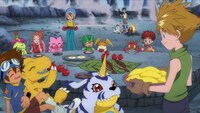 「デジモンアドベンチャー25周年記念スペシャルPV」の場面カット。