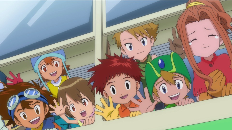 「デジモンアドベンチャー25周年記念スペシャルPV」の場面カット。