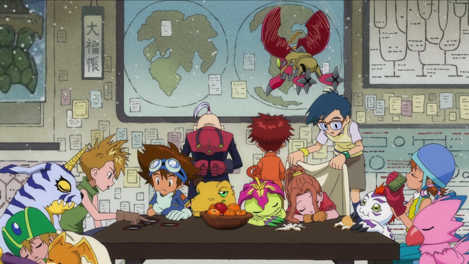 「デジモンアドベンチャー25周年記念スペシャルPV」の場面カット。