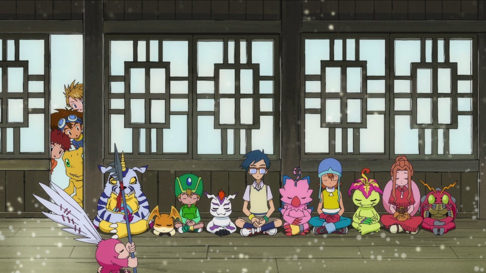 「デジモンアドベンチャー25周年記念スペシャルPV」の場面カット。