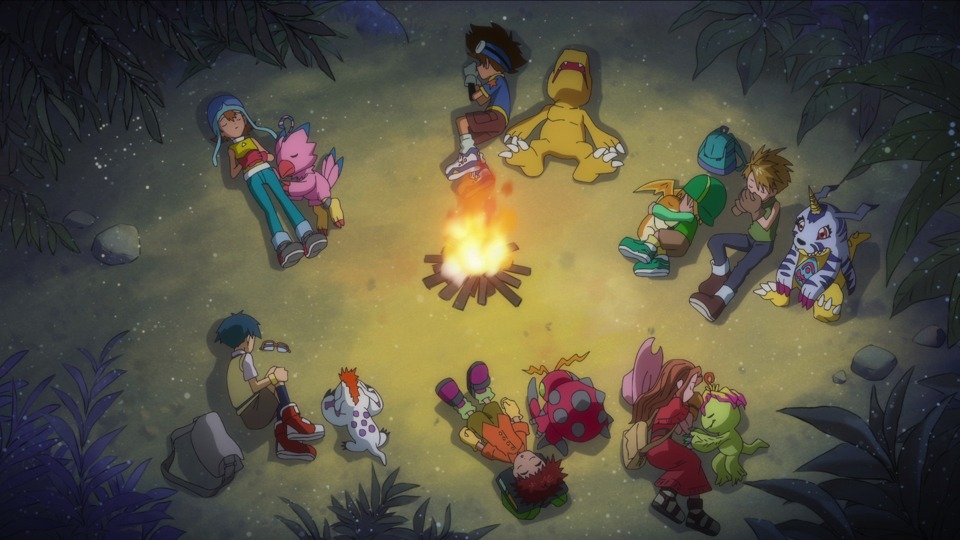 「デジモンアドベンチャー25周年記念スペシャルPV」の場面カット。