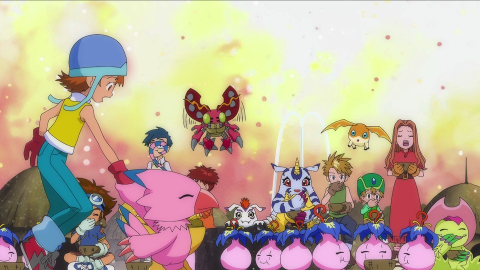 「デジモンアドベンチャー25周年記念スペシャルPV」の場面カット。