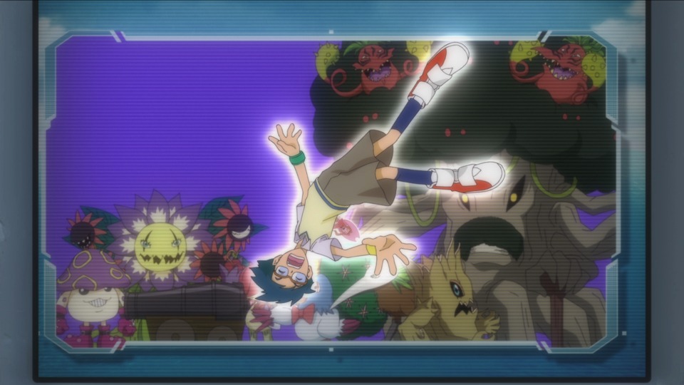 「デジモンアドベンチャー25周年記念スペシャルPV」の場面カット。
