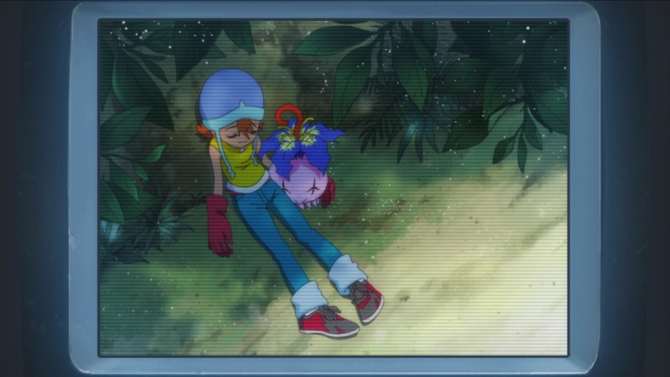 「デジモンアドベンチャー25周年記念スペシャルPV」の場面カット。