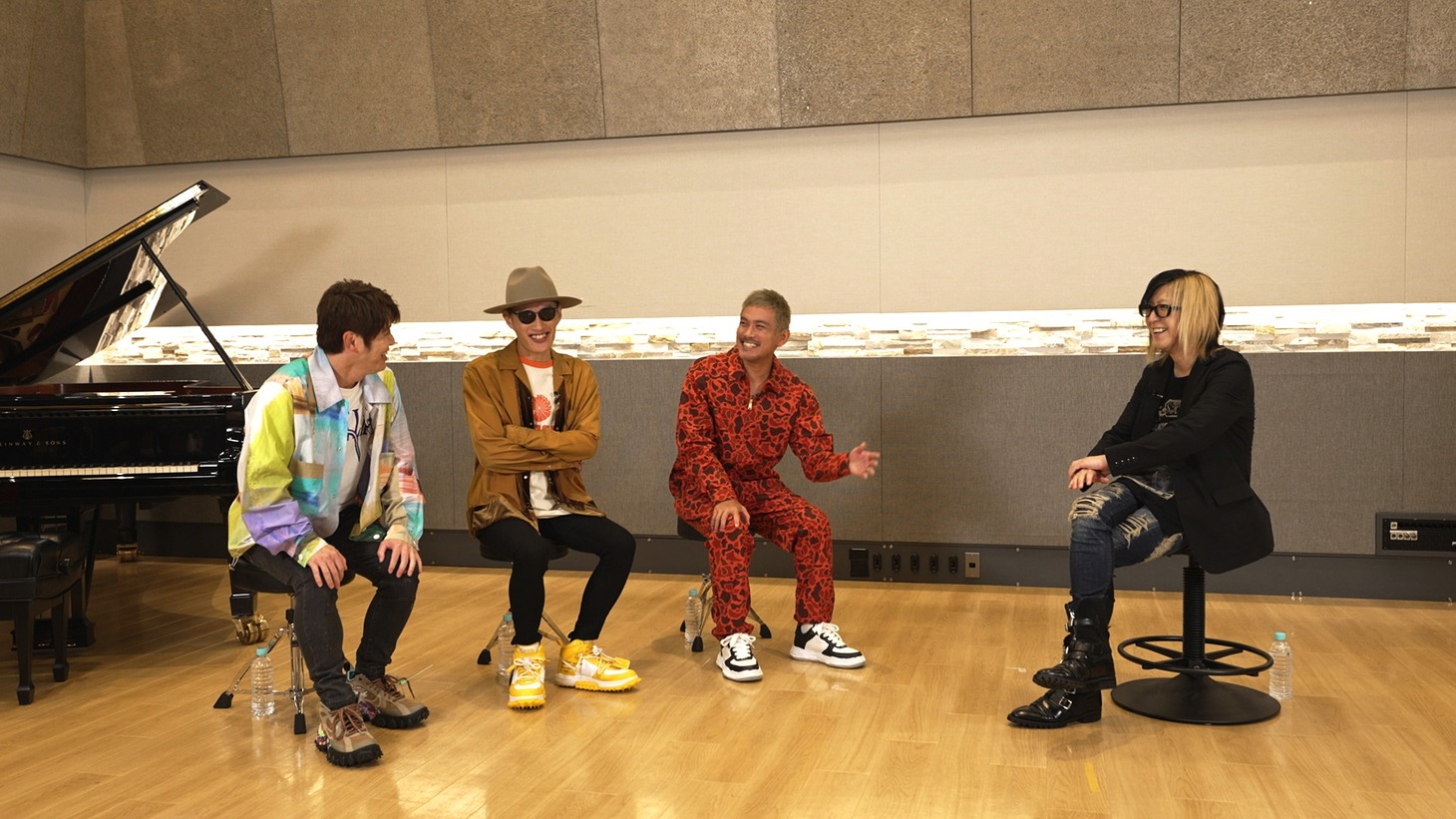 「STUDIO HISASHI with Anime」第6回より。 HISASHI、KEIGO、KOHSHI、TAKE。