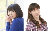 左から丹下桜、久川綾。