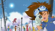 「デジモン」25周年PVの場面カット。 (c)本郷あきよし・東映アニメーション (c)東映・東映アニメーション・集英社・フジテレビ・バンダイ (c)東映・東映アニメーション・バンダイ・読売広告社