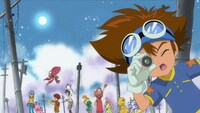 「デジモン」25周年PVの場面カット。 (c)本郷あきよし・東映アニメーション (c)東映・東映アニメーション・集英社・フジテレビ・バンダイ (c)東映・東映アニメーション・バンダイ・読売広告社