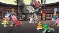 「デジモン」25周年PVの場面カット。 (c)本郷あきよし・東映アニメーション (c)東映・東映アニメーション・集英社・フジテレビ・バンダイ (c)東映・東映アニメーション・バンダイ・読売広告社