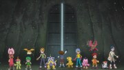 「デジモン」25周年PVの場面カット。 (c)本郷あきよし・東映アニメーション (c)東映・東映アニメーション・集英社・フジテレビ・バンダイ (c)東映・東映アニメーション・バンダイ・読売広告社