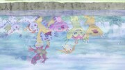 「デジモン」25周年PVの場面カット。 (c)本郷あきよし・東映アニメーション (c)東映・東映アニメーション・集英社・フジテレビ・バンダイ (c)東映・東映アニメーション・バンダイ・読売広告社