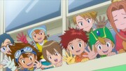 「デジモン」25周年PVの場面カット。 (c)本郷あきよし・東映アニメーション (c)東映・東映アニメーション・集英社・フジテレビ・バンダイ (c)東映・東映アニメーション・バンダイ・読売広告社