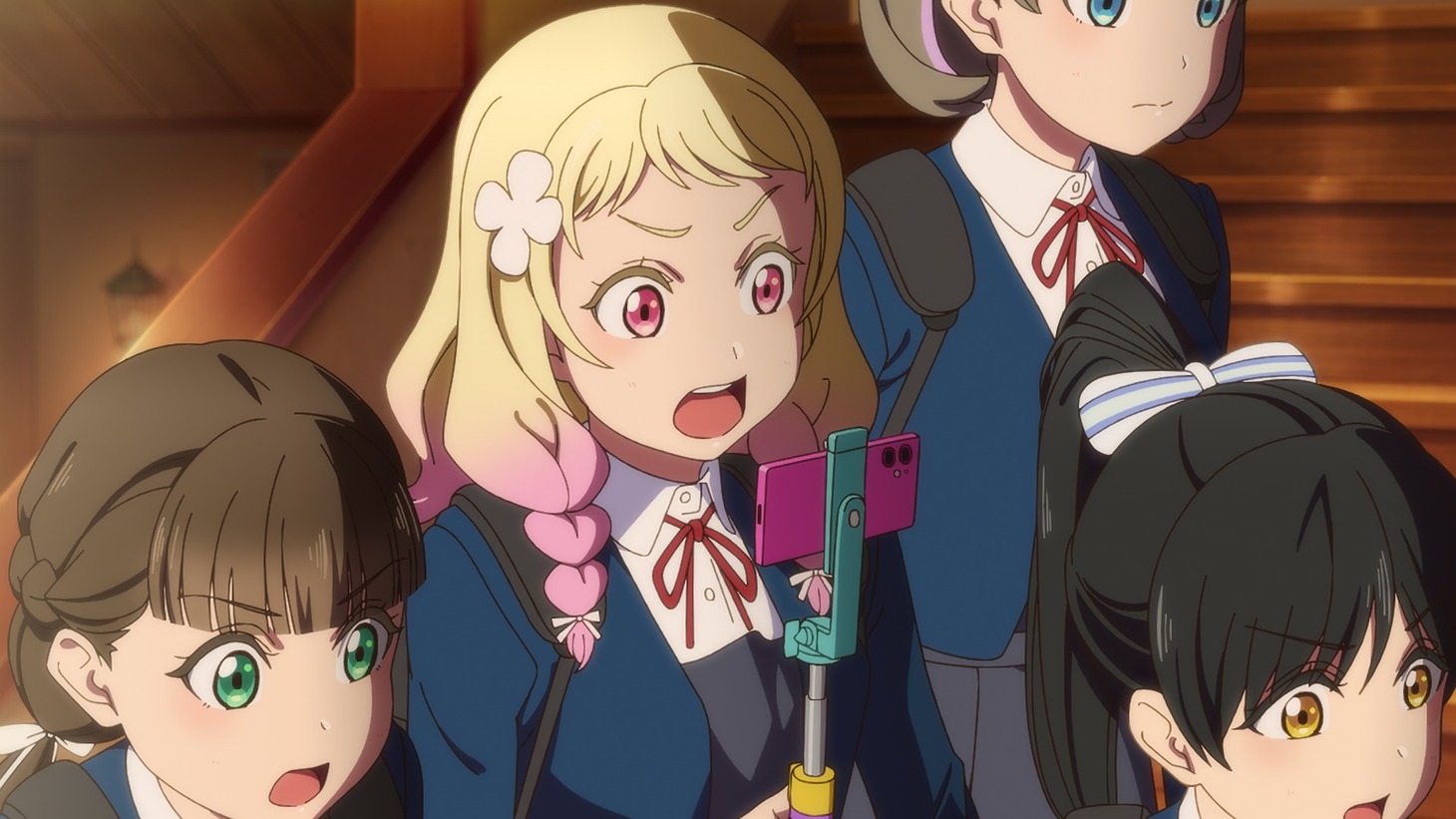 TVアニメ「ラブライブ！スーパースター!!」3期PVの場面カット。