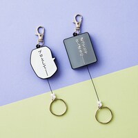 「『ザ・ファブル』ラバーリールキーホルダー」」全2種 (c)南勝久／講談社