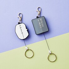 「『ザ・ファブル』ラバーリールキーホルダー」」全2種 (c)南勝久／講談社