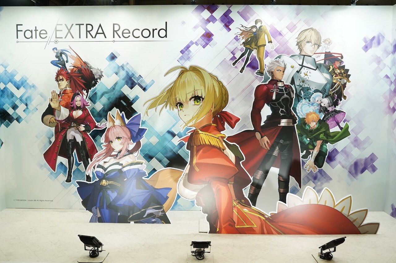 Fate Project AREA」の「Fate/EXTRA Record」ブース。 - 「FGO