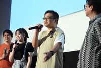 舞台挨拶の様子。