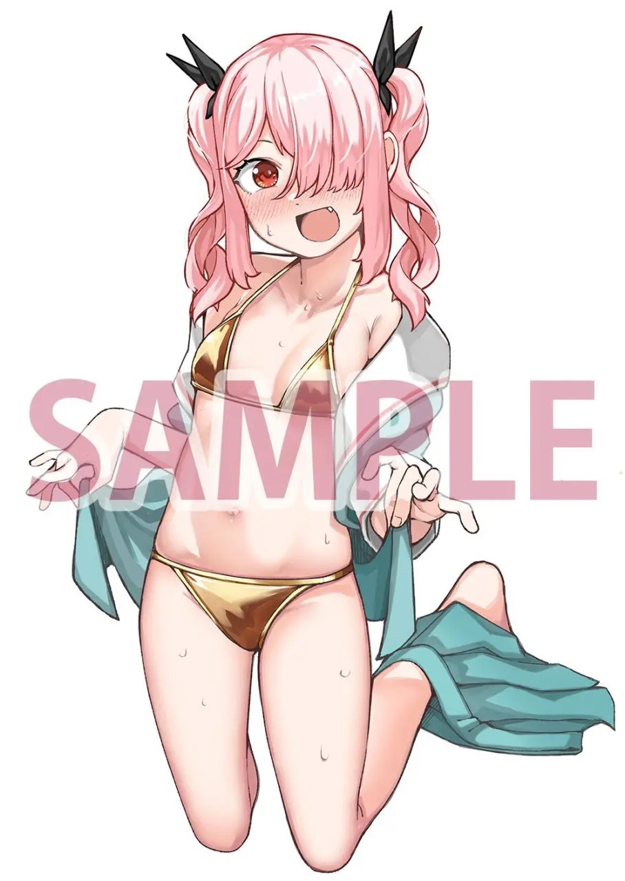 ゲーマーズ有償特典の「コカゲちゃん水着アクリルフィギュア」。