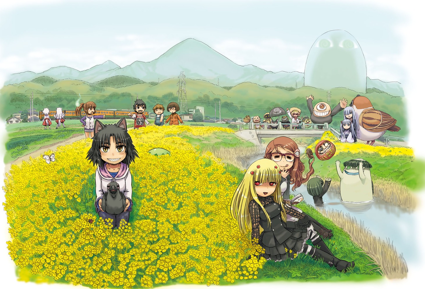フェア会場に展示される複製原画。