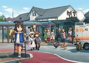 フェア会場に展示される複製原画。