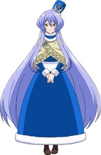 テルティナ・リズ・ワーグレイ・アヴァルロスト（CV：田中美海）の設定画。 (c)中吉虎吉／SQUARE ENIX・異世界レッド製作委員会