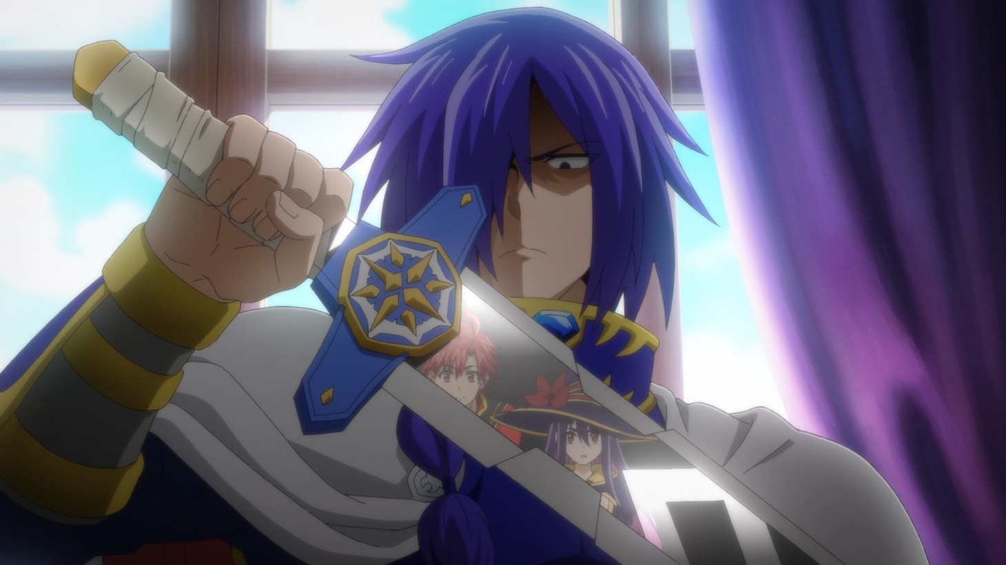 TVアニメ「戦隊レッド 異世界で冒険者になる」ティザーPVより。 (c)中吉虎吉／SQUARE ENIX・異世界レッド製作委員会