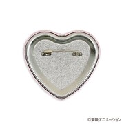 「ハート型缶バッジ」