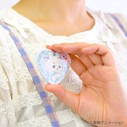 「ハート型缶バッジ（キュアホワイト）」