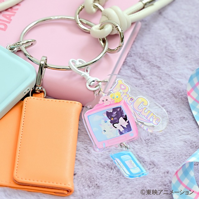 「アクリルキーホルダー（ブラウン管TV）」