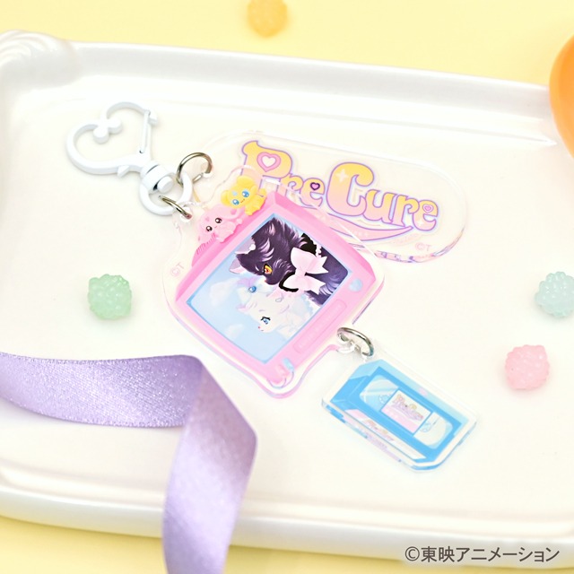 「アクリルキーホルダー（ブラウン管TV）」