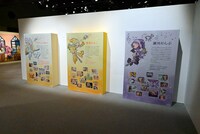 「おジャ魔女どれみ25周年メモリアル展」の様子。
