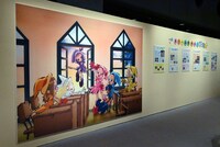 「おジャ魔女どれみ25周年メモリアル展」の様子。