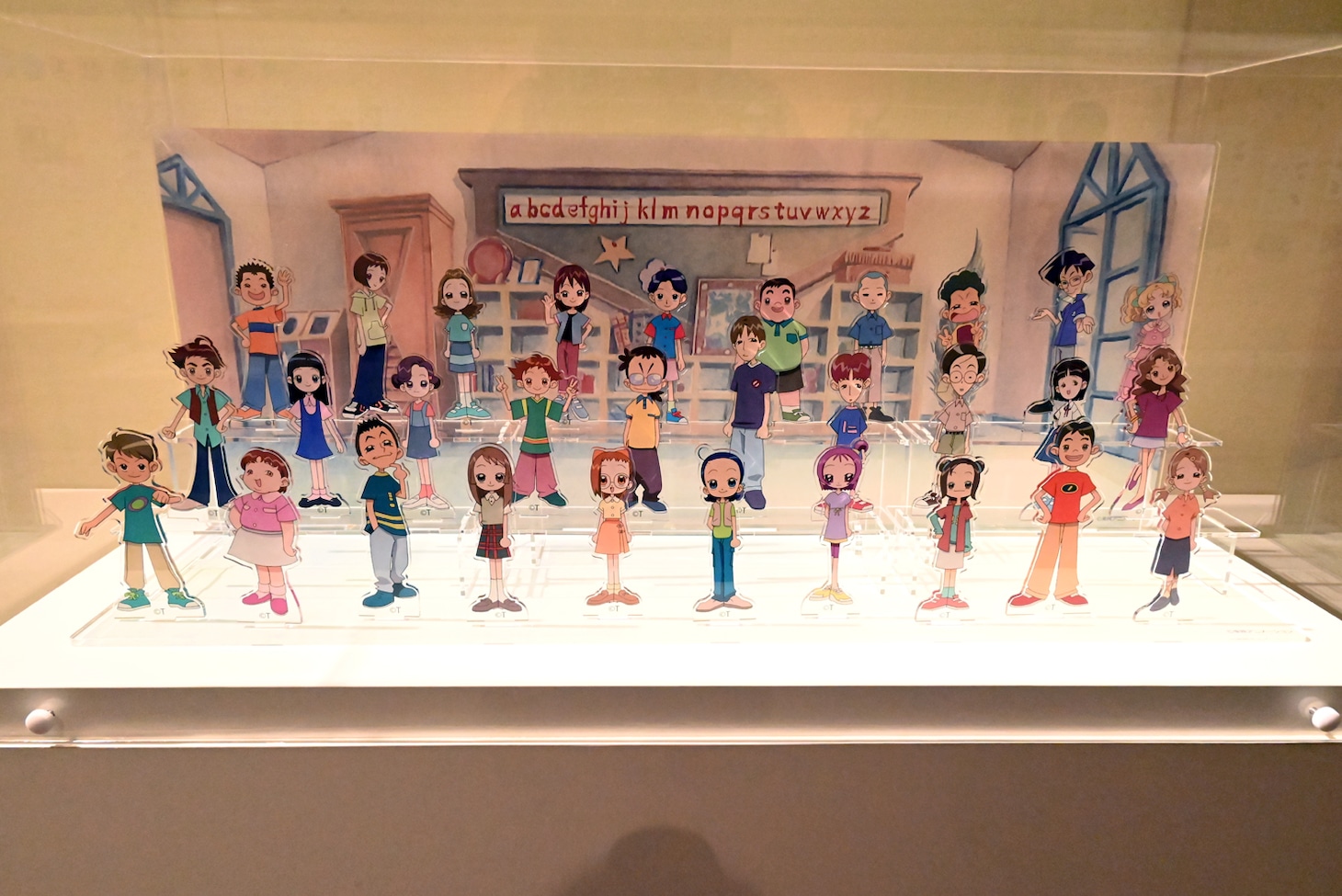 「おジャ魔女どれみ25周年メモリアル展」の様子。