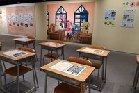 「おジャ魔女どれみ25周年メモリアル展」の様子。
