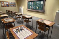 「おジャ魔女どれみ25周年メモリアル展」の様子。
