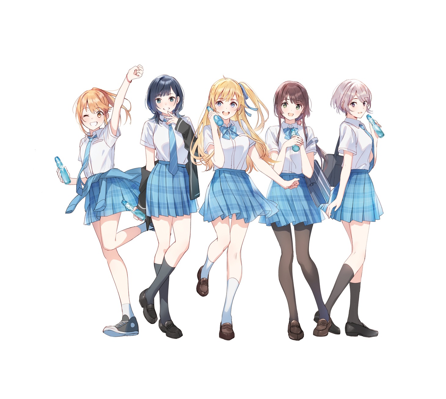 「千歳くんはラムネ瓶のなか」アニメ化記念イラスト