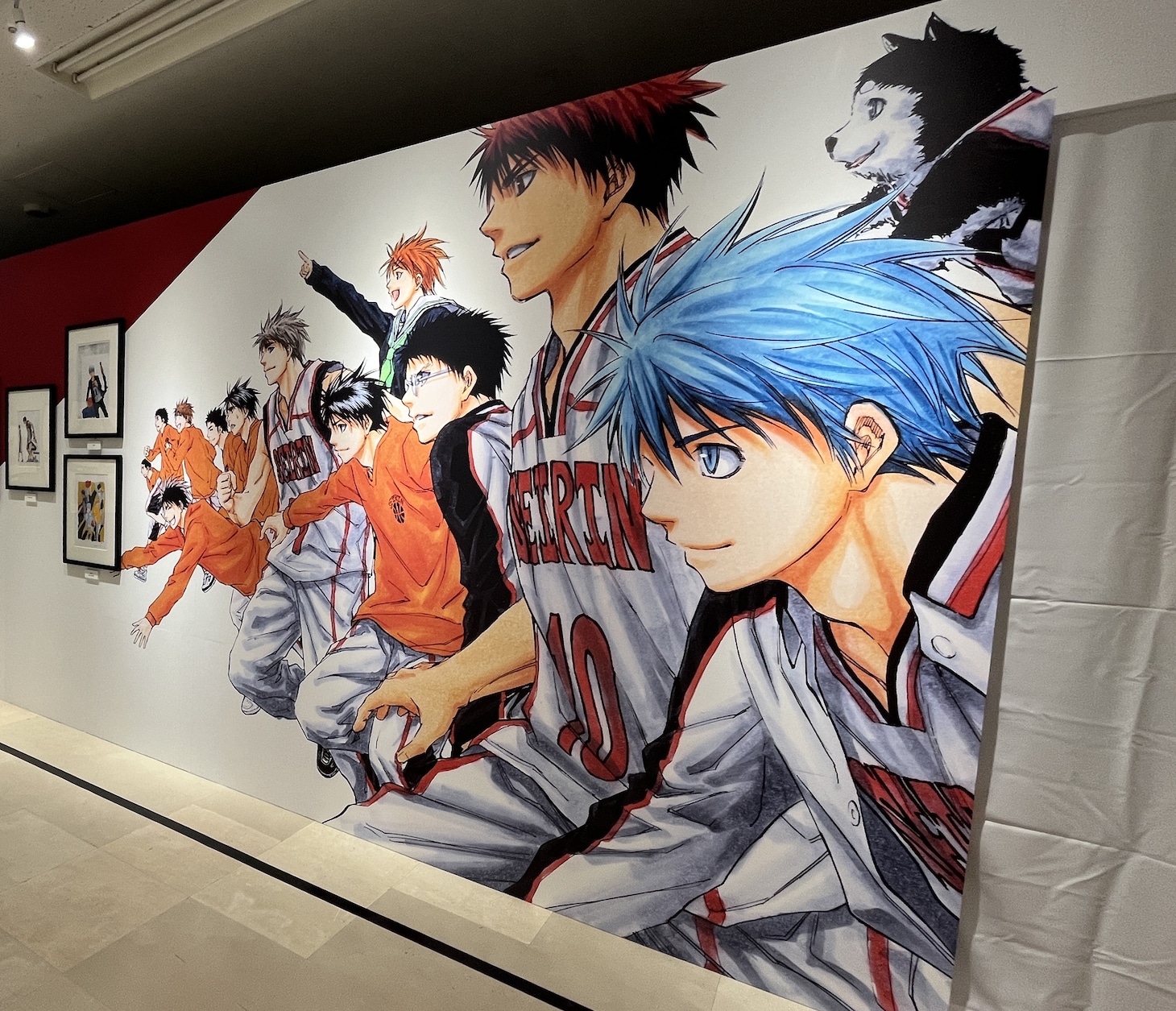「黒子のバスケ 15th ANNIVERSARY EXHIBITION」より。