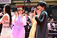 アニメ「Re:ゼロから始める異世界生活」3rd seasonジャパンプレミアカーペットイベントの様子。