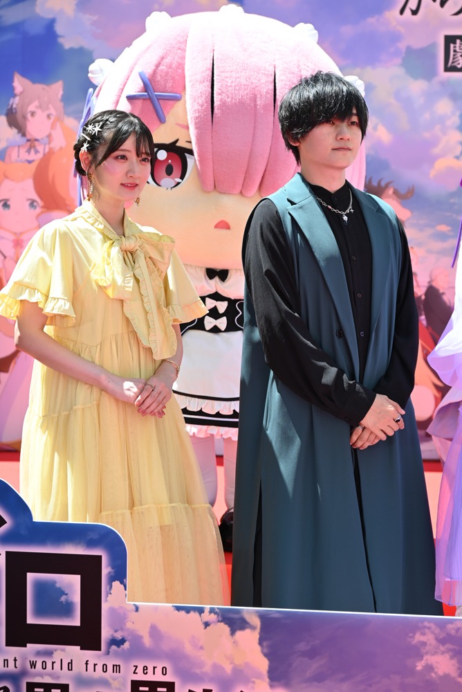 アニメ「Re:ゼロから始める異世界生活」3rd seasonジャパンプレミアカーペットイベントの様子。