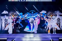 3DCGライブの様子。