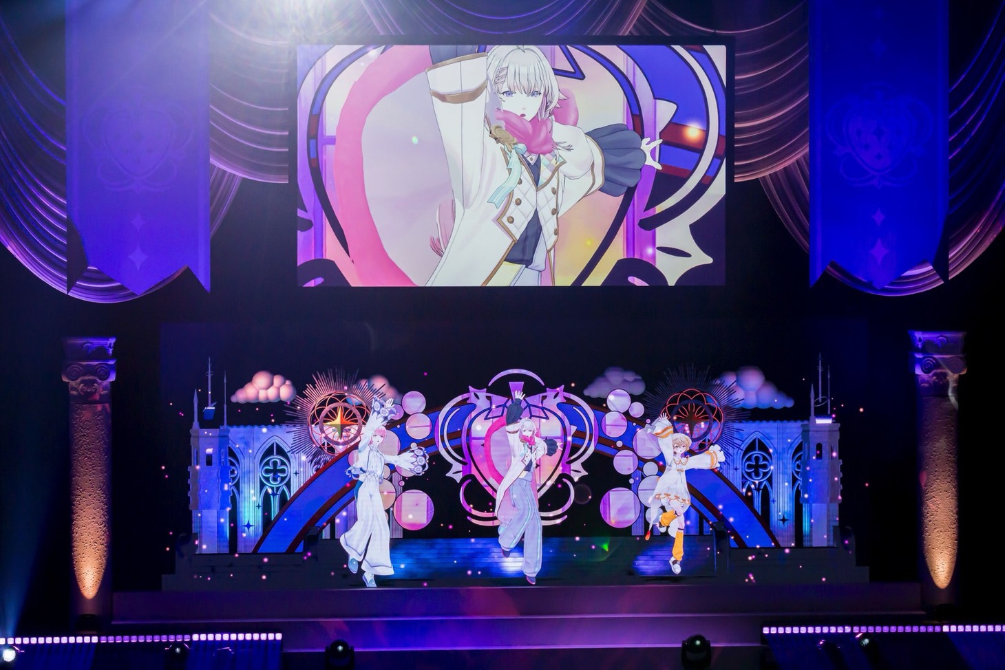 3DCGライブの様子。
