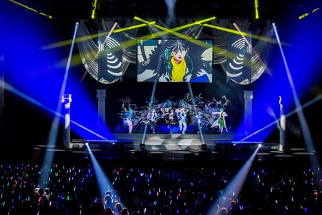 3DCGライブの様子。