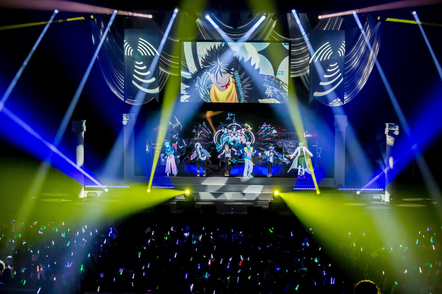 3DCGライブの様子。